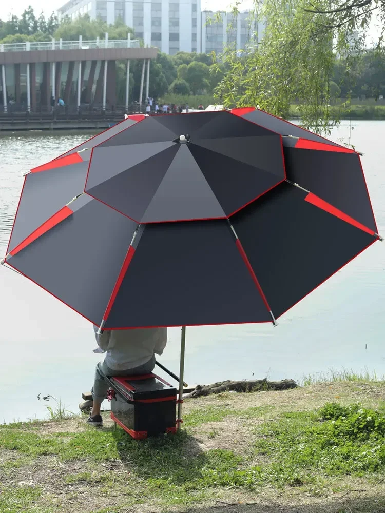 Parasol Umbrella Large - 1PC Double-Layer Foldable Large Garden Parasol
