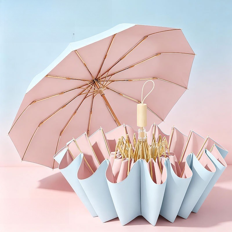 Parasol Umbrella Large - Color Coated Umbrella Thick Windproof Large