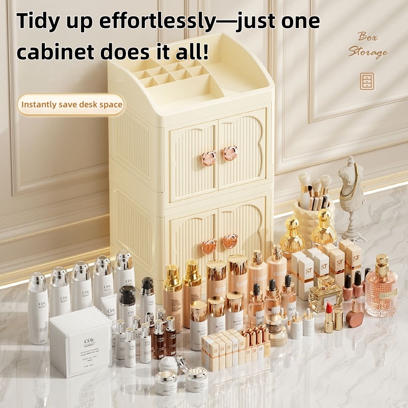 3 Layer Makeup Storage Box,Lar - Outdoor Furniture Modern 评论和价格
