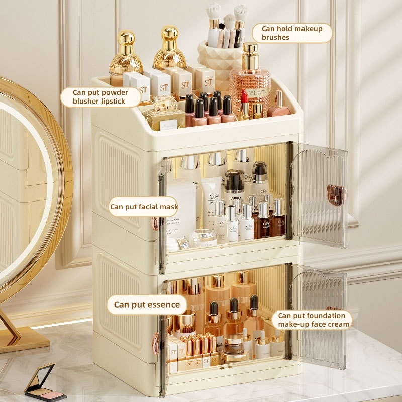 3 Layer Makeup Storage Box,Lar - Outdoor Furniture Modern 评论和价格