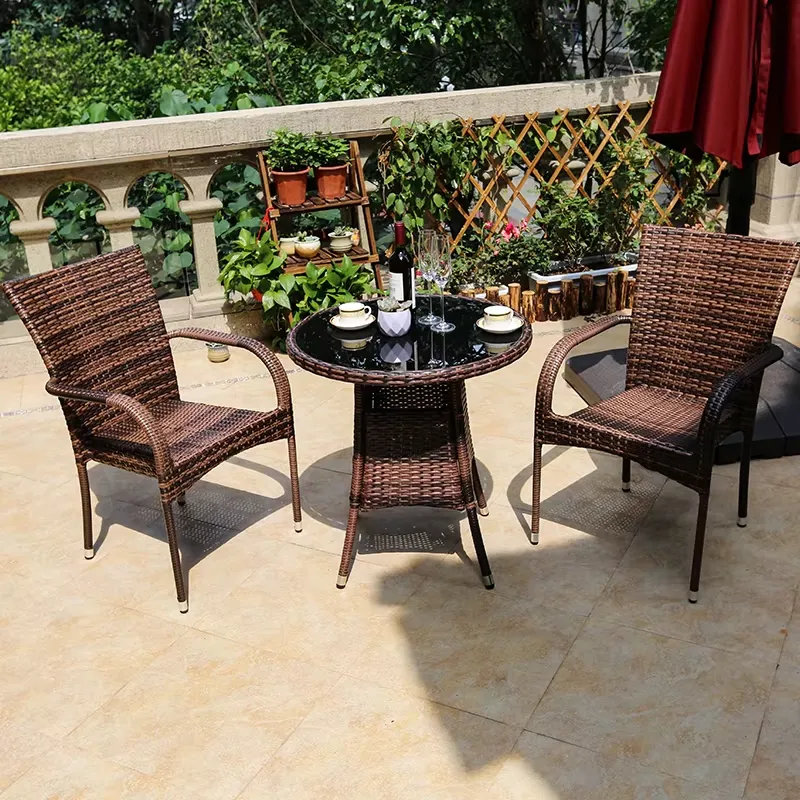 Small Metal Rattan Coffee Tabl - Outdoor Furniture Prices 评论和价格