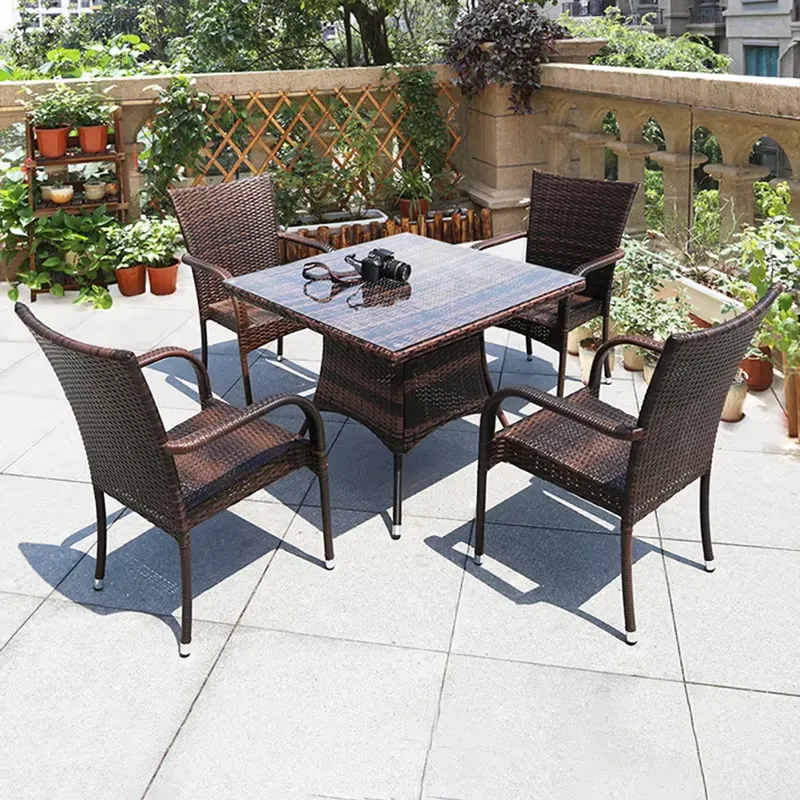 Small Metal Rattan Coffee Tabl - Outdoor Furniture Prices 评论和价格