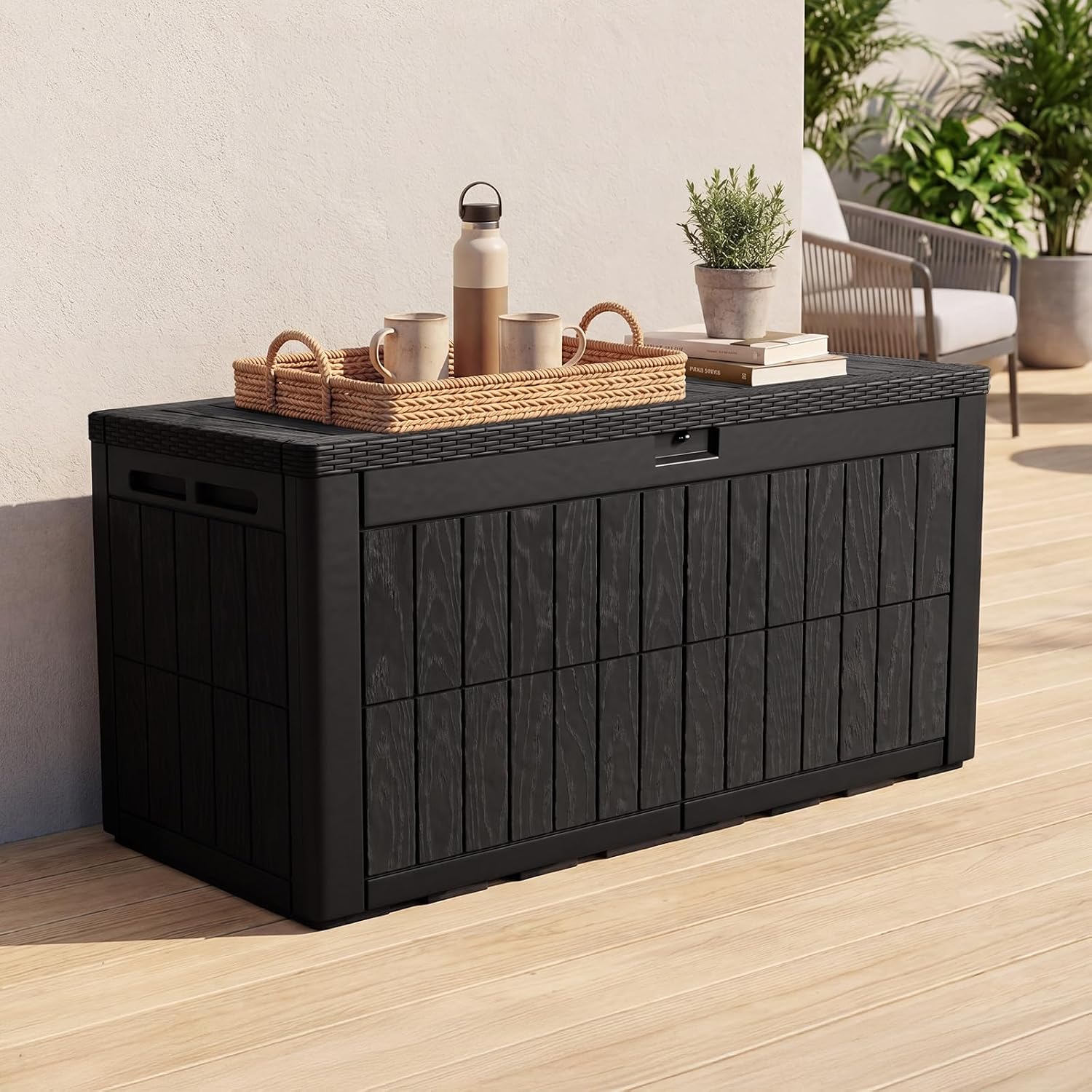120 Gallon Large Outdoor Stora - Outdoor Furniture Cushion 评论和价格
