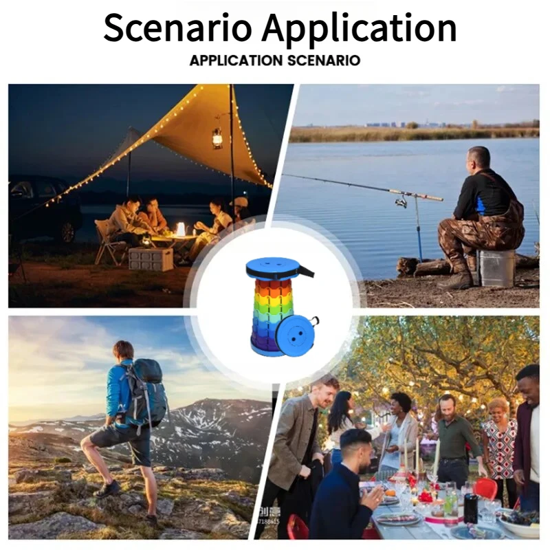 Rainbow Telescopic Camping Sto - Outdoor Furniture Modern 评论和价格