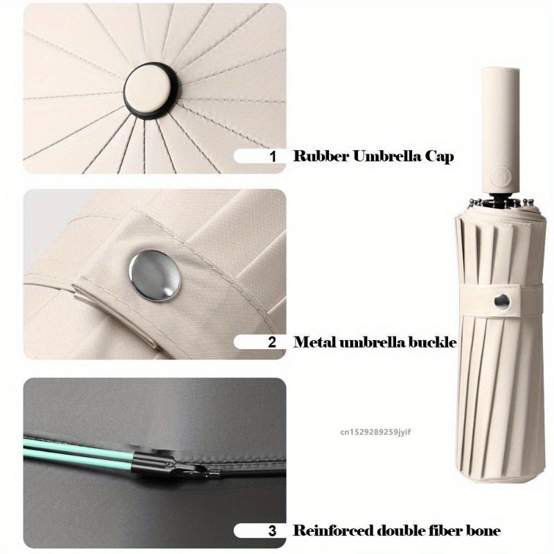16K Double Bones Large Umbrell - Parasol Umbrella Large 评论和价格