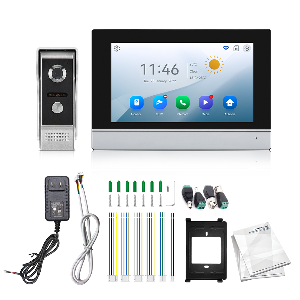 7Inch IPS Screen 2MP  Tuya Rem - Outdoor Furniture Glider 评论和价格