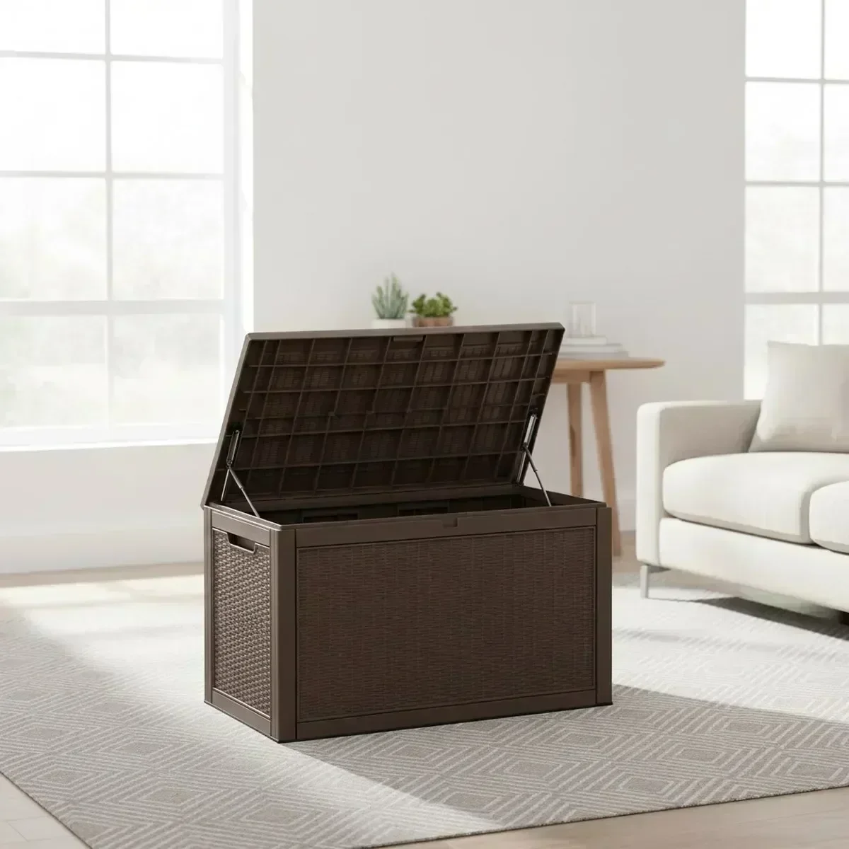 Large Outdoor Storage Bench Wa - Outdoor Furniture Cushion 评论和价格