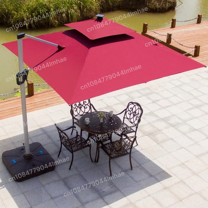 Large Roman Patio Umbrella Out - Parasol Umbrella Large 评论和价格