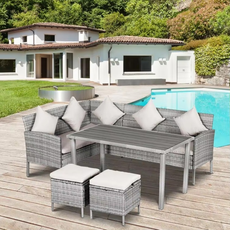 All Weather Outdoor Patio PE R - Outdoor Furniture No Cushions 评论和价格