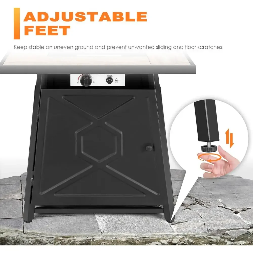 5-Piece Outdoor Patio Furnitur - Outdoor Furniture Fire Pit Set 评论和价格