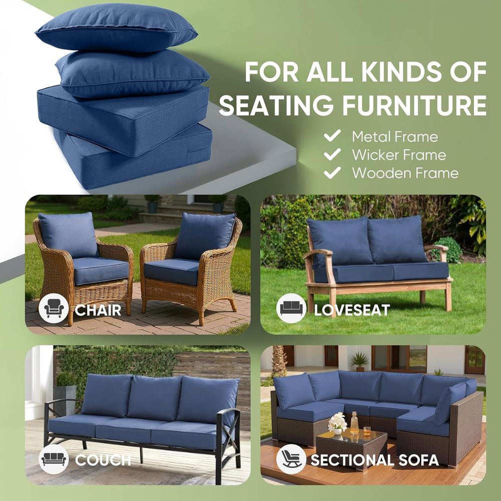 Outdoor Furniture Cushions, 6  - Outdoor Furniture Cushion 评论和价格